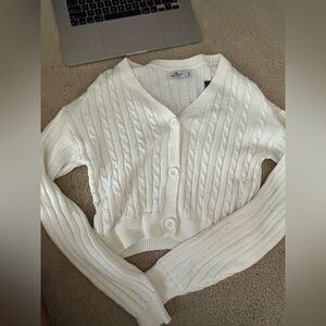 xs hollister cardigan